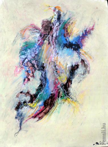 dancing bird 24x18cm.jpg